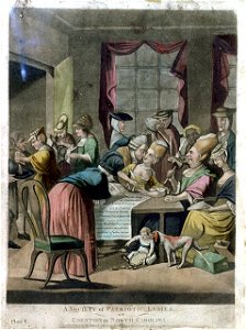 A Society of Patriotic Ladies, at Edenton in North Carolina (caricature) RMG PW4009