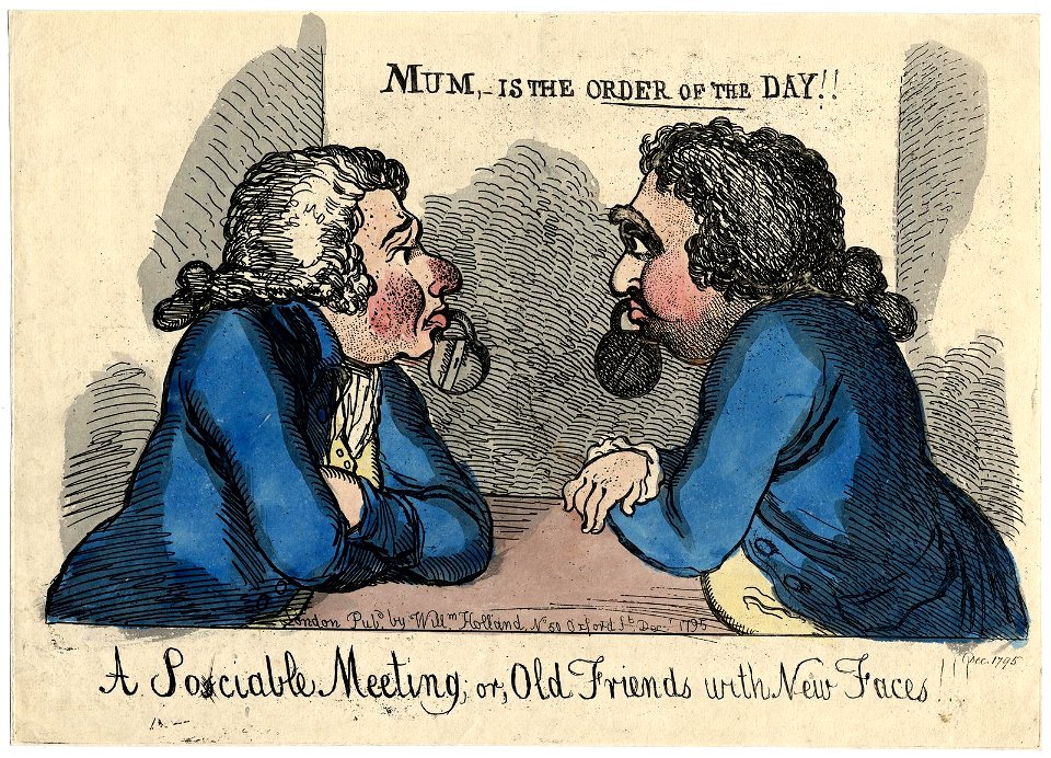 A Sociable Meeting; or, Old Friends with New Faces! (BM 1868,0808.6494)