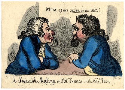 A Sociable Meeting; or, Old Friends with New Faces! (BM 1868,0808.6494)