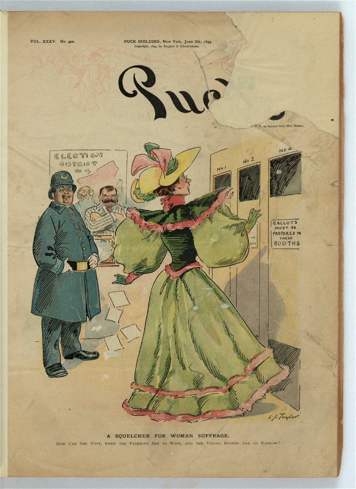 A squelcher for woman suffrage - C.J. Taylor. LCCN2012648727