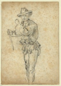 A soldier with a knife LCCN2004660741