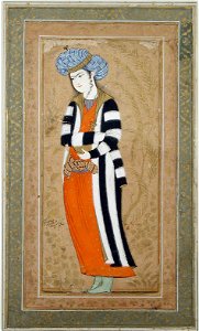 A standing youth in a striped coat (6125041184)