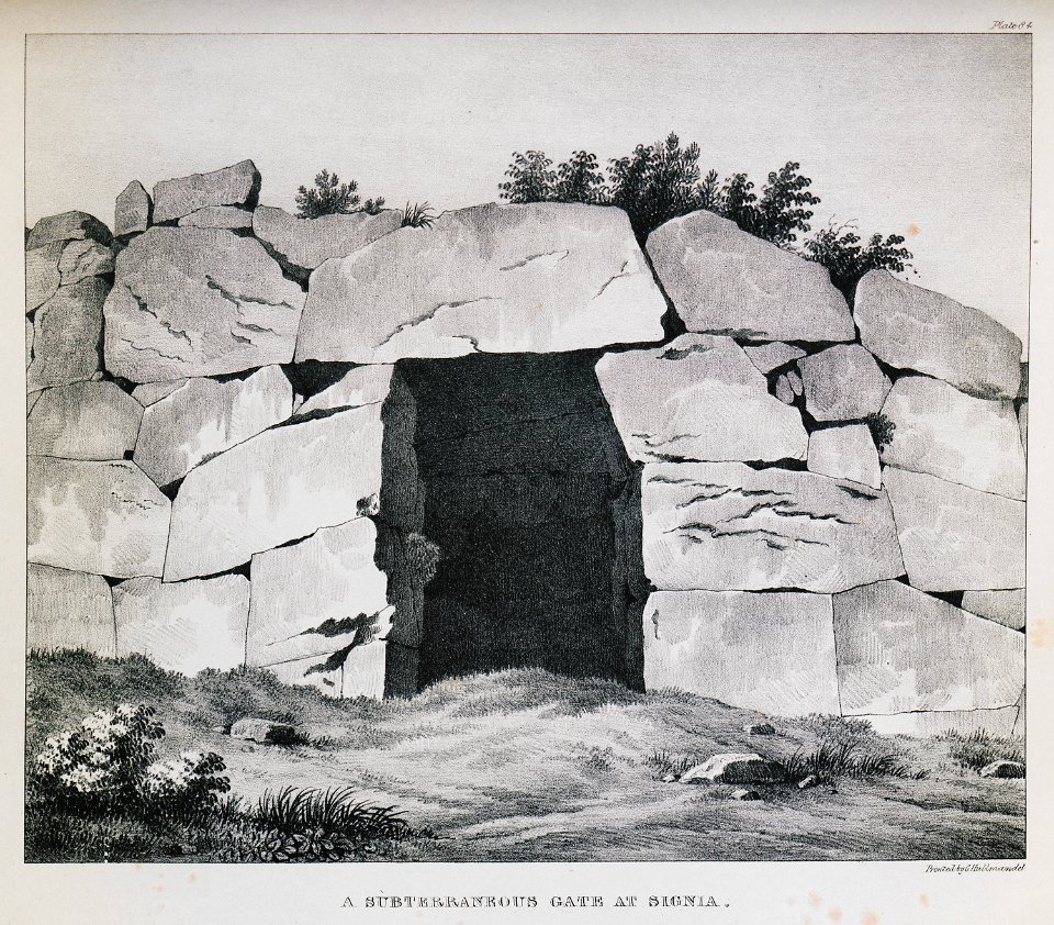 A subterraneous gate at Signia - Dodwell Edward - 1834