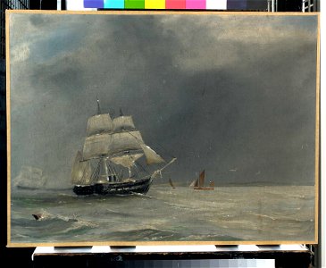 A steam paddle frigate RMG BHC1166