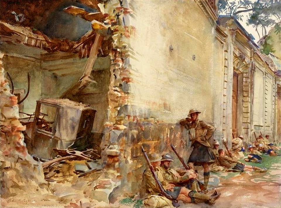 A Street in Arras - Sargent