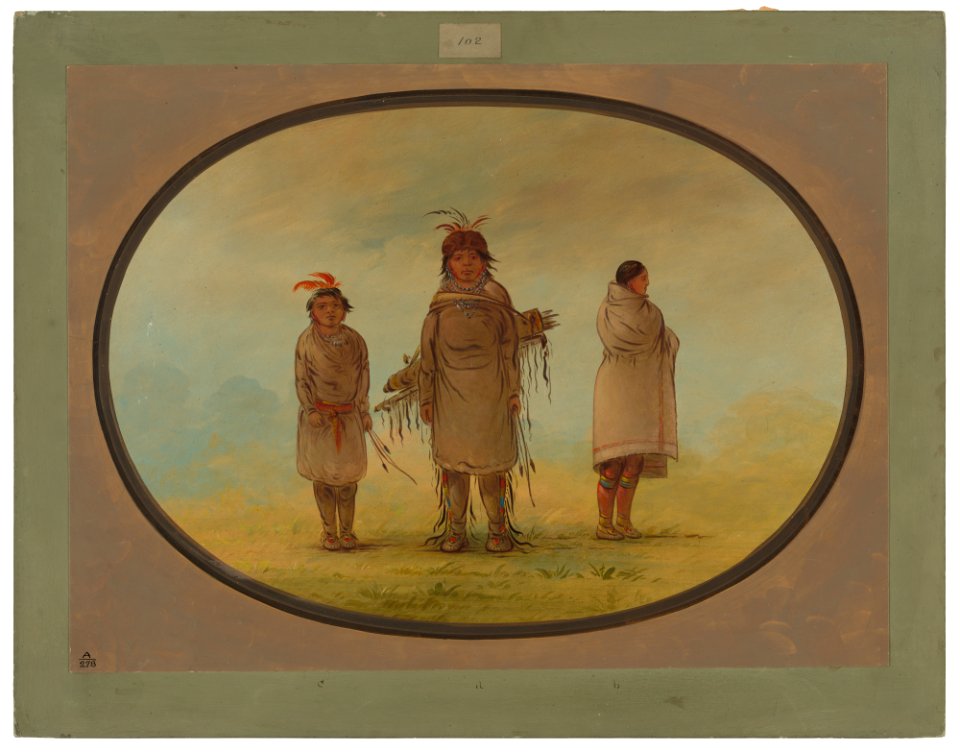 A Stone Warrior, His Wife, and a Boy C17015
