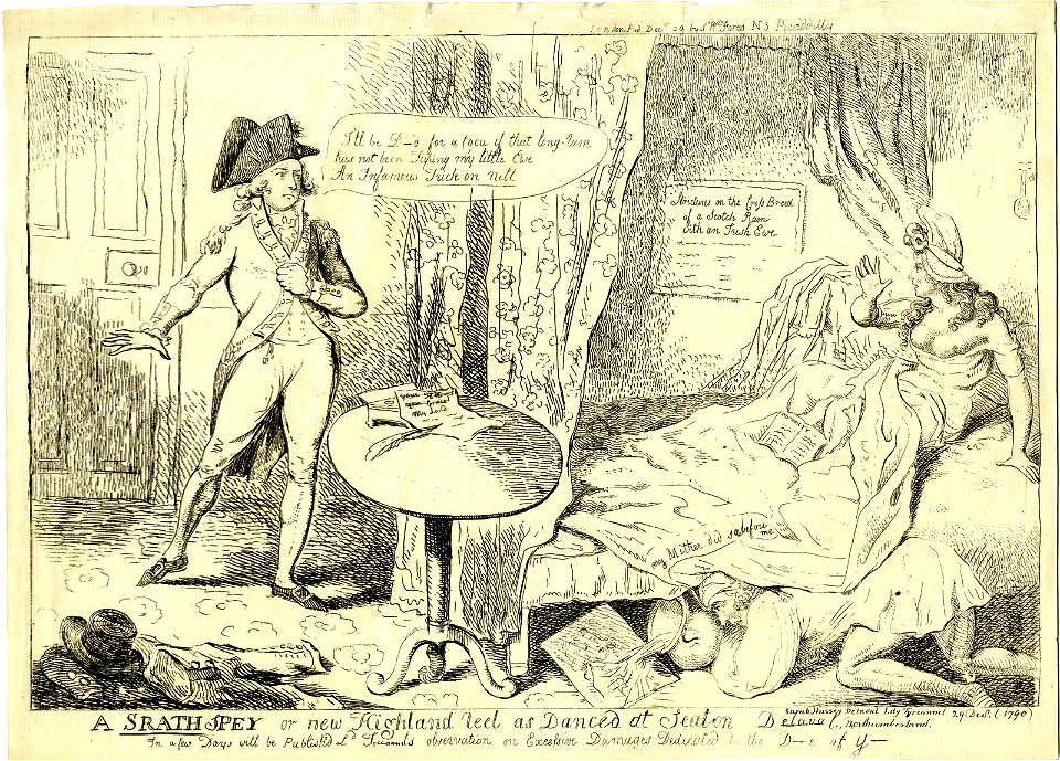 A Strath spey or new Highland reel as danced at Seaton d-l. (delaval) (BM 1868,0808.5984)