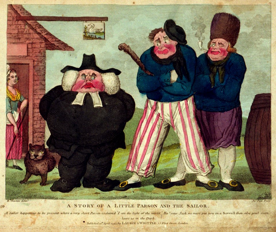 A story of a little parson and the sailor. (caricature) RMG PU4779