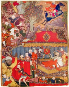 A Sudden Flight is Reported- Umar and Landhaur Converse outside Hamza's tent . . (6125071400)