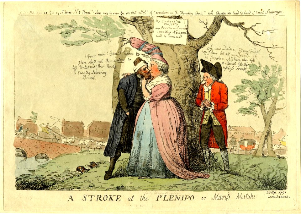 A stroke at the Plenipo or Mary's mistake (BM 1868,0808.6042)