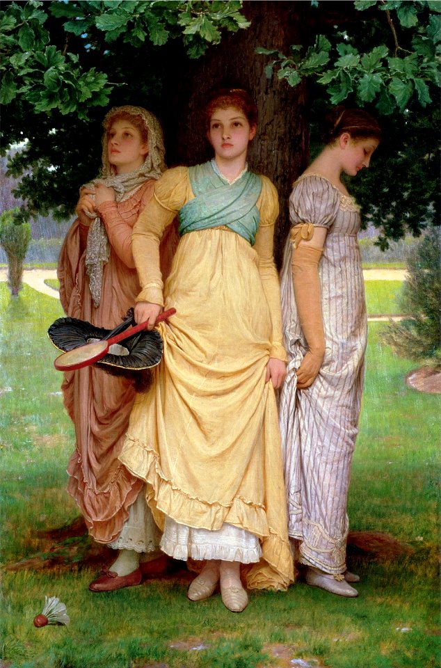 A Summer Shower, by Charles Edward Perugini