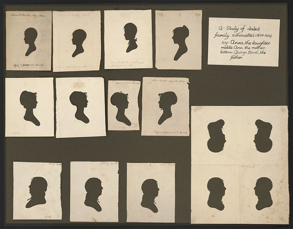 A study of dated family silhouettes (1804-1816) LCCN2016649153