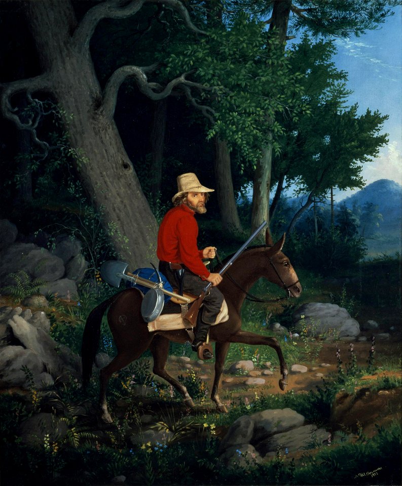 Albertus Del Orient Browere 1853, The lone prospector
