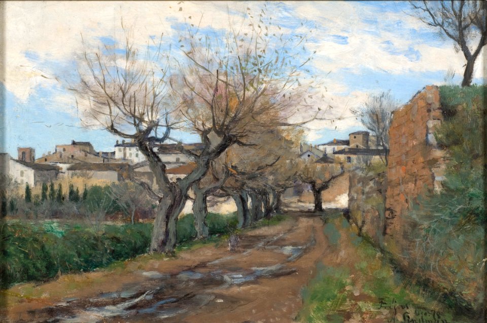 A Street in Fréjus (Axel Lindman) - Nationalmuseum - 18791