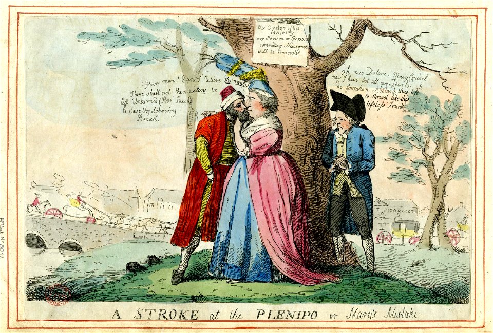 A stroke at the Plenipo or Mary's mistake (BM 1935,0522.8.91)