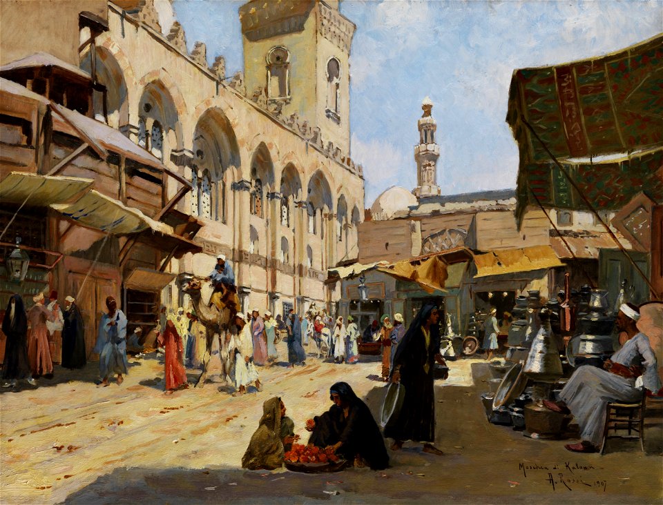 Alberto Rossi Arabischer Markt in Kaloun