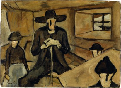 Albin Egger Lienz Die Familie Studie