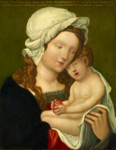 Albrecht Altdorfer - Maria mit Kind - GG 6391 - Kunsthistorisches Museum