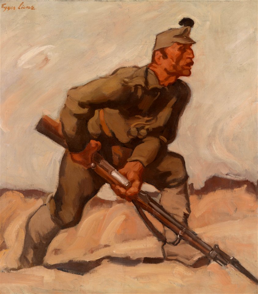 Albin Egger-Lienz Kaiserschütze c1916