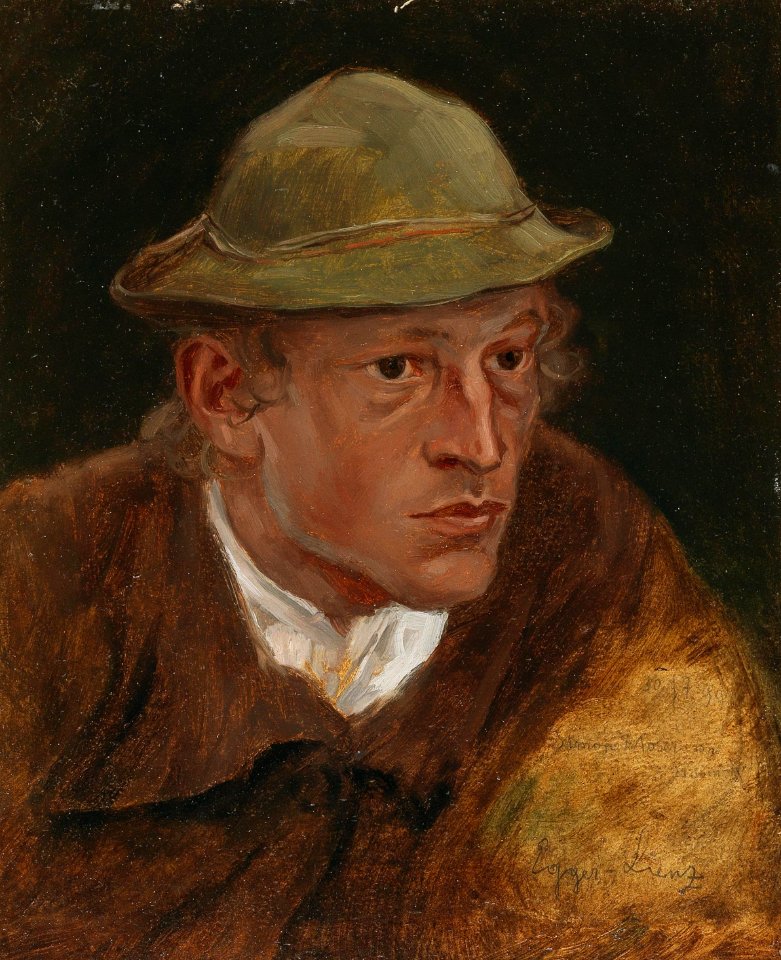 Albin Egger-Lienz Simon Moser Studie zu Das Kreuz