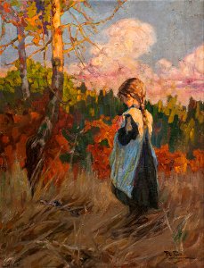 Alberto Plá Rubio - Girl in a Field - Google Art Project