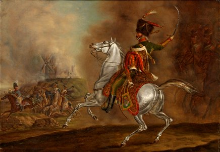 Albrecht Adam Offizier der Chasseurs à cheval de la Garde