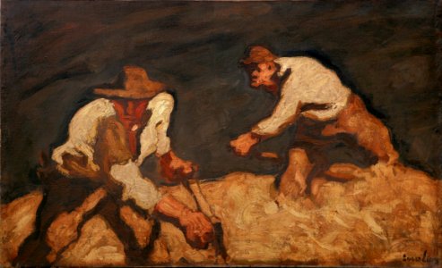 Albin Egger-Lienz - Reapers in a GatheringStorm - Google Art Project