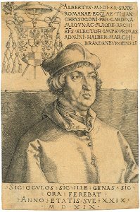 Albrecht durer cardinal albrecht of brandenburg 110359)