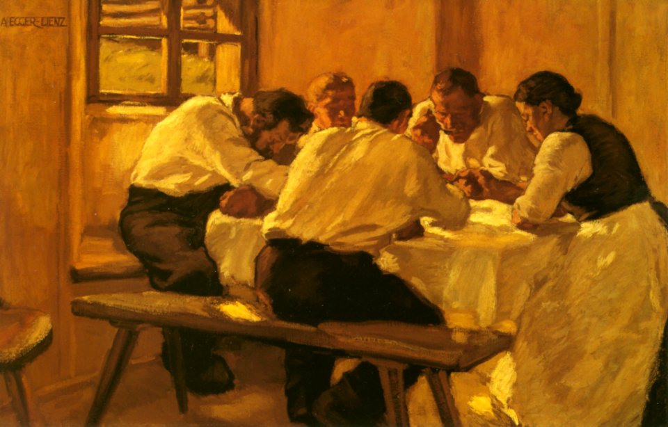 Albin Egger-Lienz Mittagessen