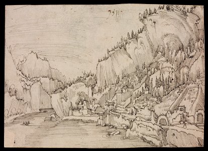 Albrecht Altdorfer - Sarmingstein an der Donau - Google Art Project