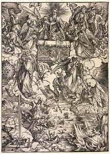 Albrecht Dürer (German, 1471-1528) - Revelation of St. John, Seven Angels with Trumpets - 1922.94.9 - Cleveland Museum of Art