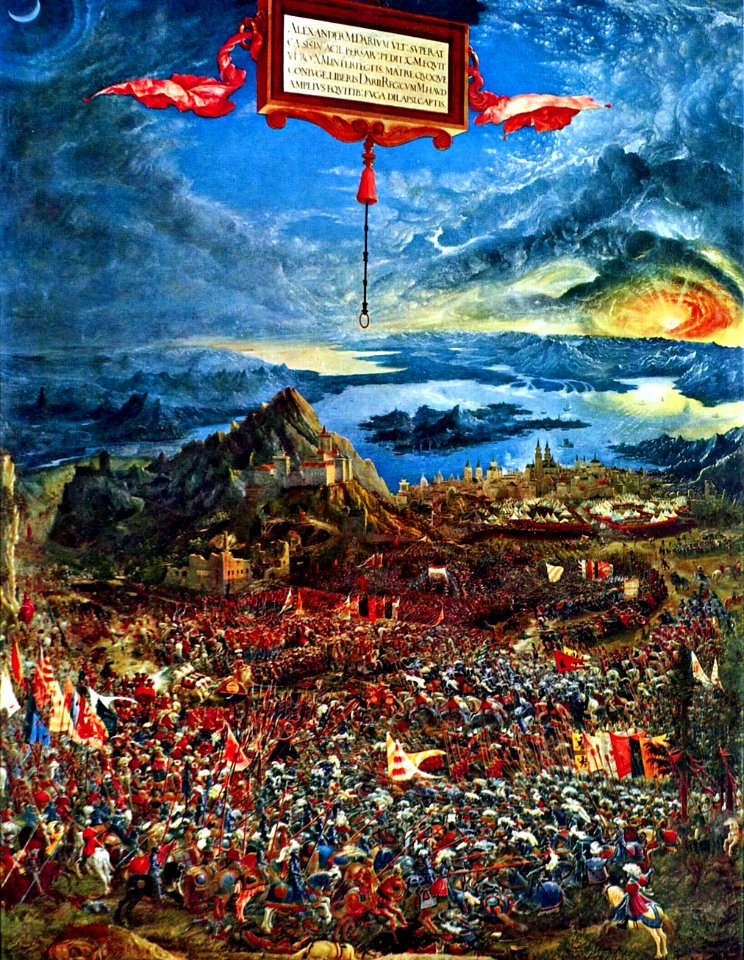 Albrecht Altdorfer - Schlacht bei Issus (Alte Pinakothek, München) 2
