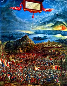 Albrecht Altdorfer - Schlacht bei Issus (Alte Pinakothek, München) 2