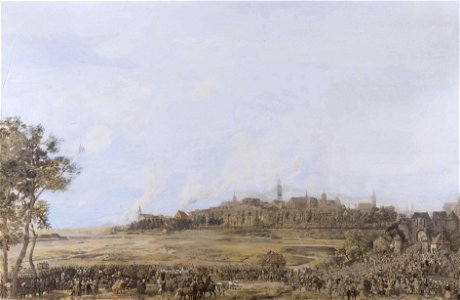 Albrecht Adam (Umkreis) Festlicher Einzug in eine deutsche Stadt