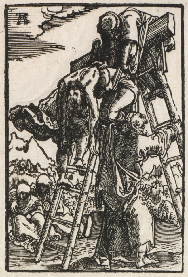Albrecht Altdorfer (German, c. 1480-1538) - The Fall and Redemption of Man, Descent from the Cross - 1952.45.b - Cleveland Museum of Art
