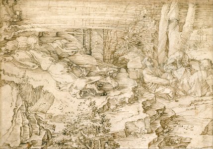 Albrecht Dürer - Agony in the Garden - Google Art Project