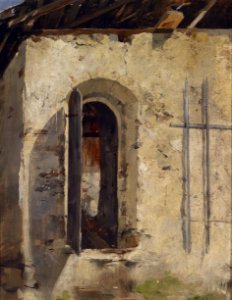 Albin Egger-Lienz Das Tor c1890