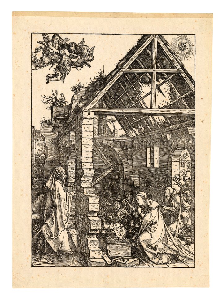Albrecht durer the nativity from the life of the virgin110019)