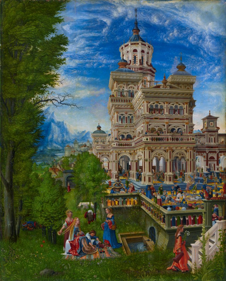 Albrecht Altdorfer Susanna in the Bath and the Stoning of the Elders