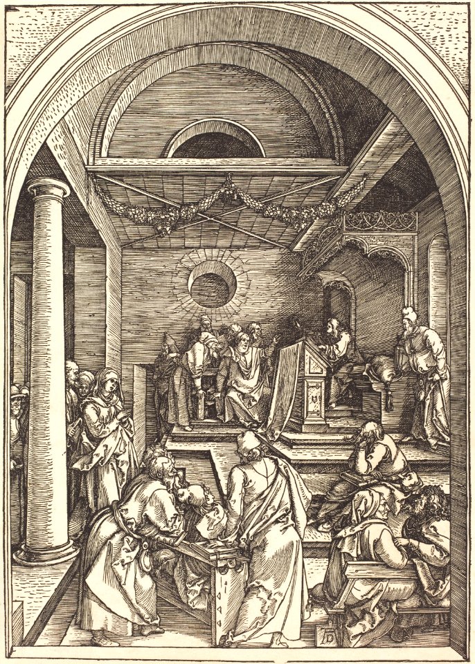 Albrecht Dürer - Christ among the Doctors (NGA 1943.3.3590)