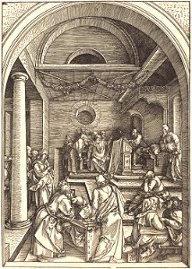 Albrecht Dürer - Christ among the Doctors (NGA 1943.3.3590)