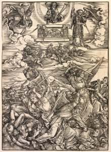 Albrecht Dürer (German, 1471-1528) - Revelation of St. John, The Four Destroying Angels - 1922.94.10 - Cleveland Museum of Art