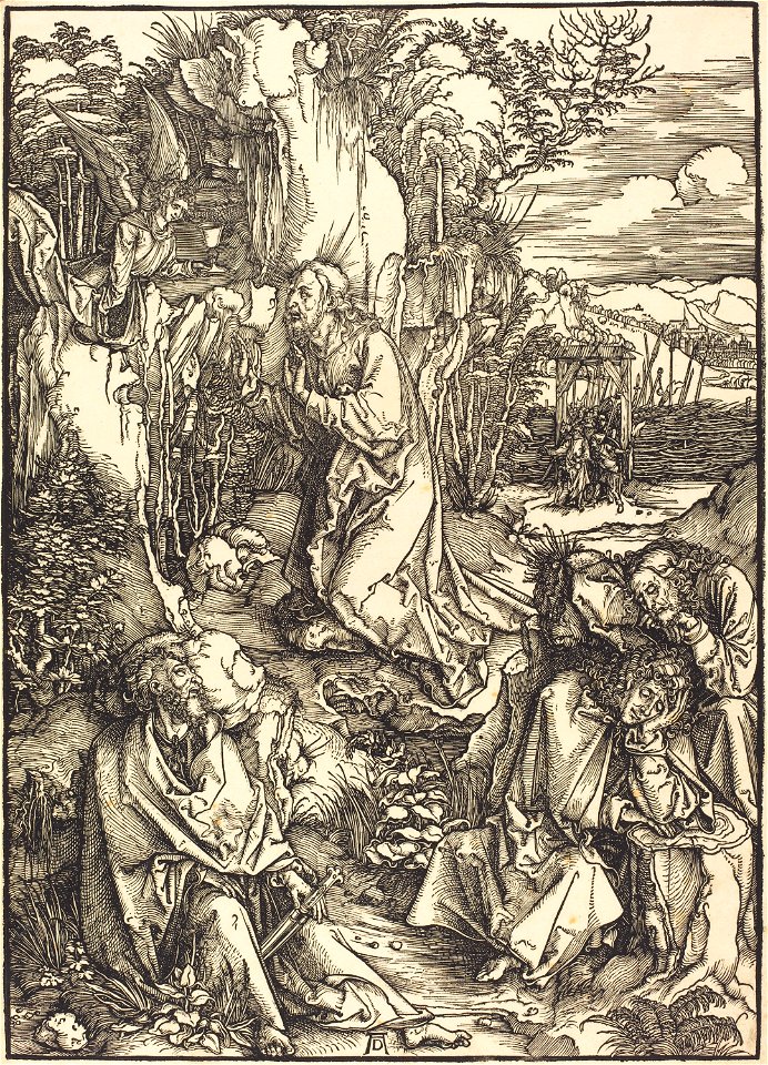 Albrecht Dürer - Christ on the Mount of Olives (NGA 1943.3.3616)
