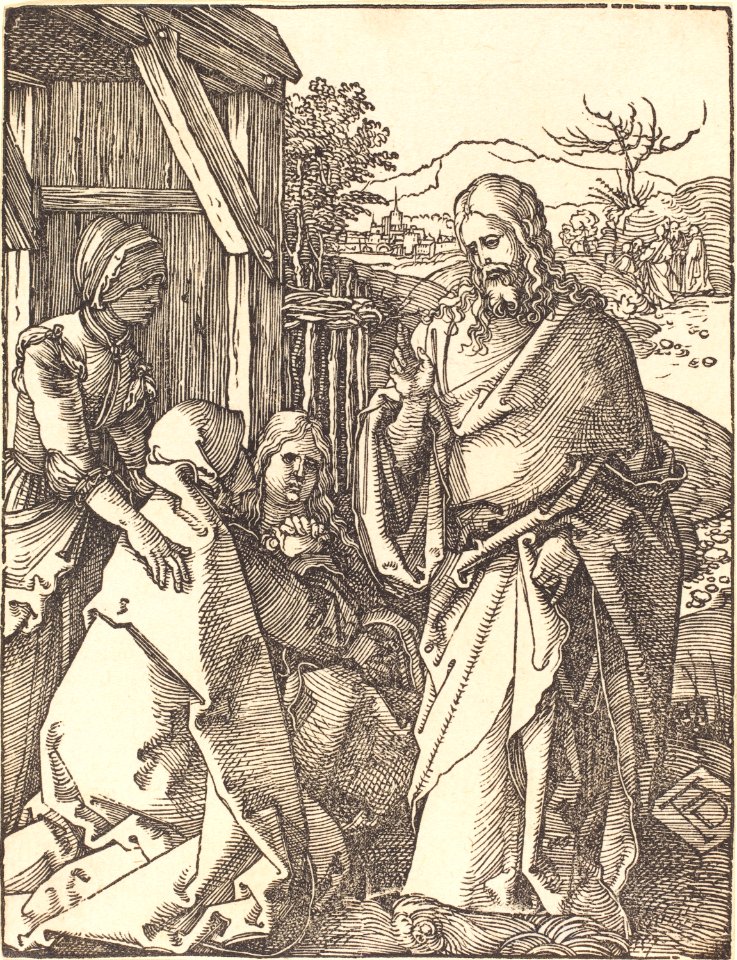Albrecht Dürer - Christ Taking Leave from His Mother (NGA 1943.3.3637)