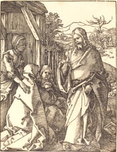 Albrecht Dürer - Christ Taking Leave from His Mother (NGA 1943.3.3637)