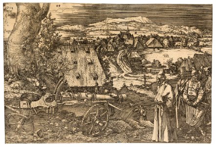 Albrecht durer the landscape with the cannon110336)