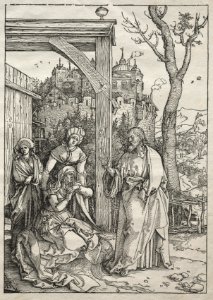 Albrecht Dürer (German, 1471-1528) - Life of the Virgin, Christ Taking Leave of His Mother - 1922.300 - Cleveland Museum of Art