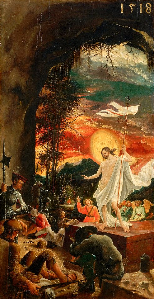 Albrecht Altdorfer, , Kunsthistorisches Museum Wien, Gemäldegalerie - Auferstehung Christi - GG 6796 - Kunsthistorisches Museum