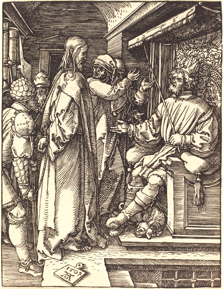 Albrecht Dürer - Christ before Herod (NGA 1943.3.3648)