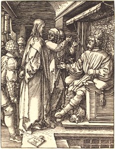 Albrecht Dürer - Christ before Herod (NGA 1943.3.3648)